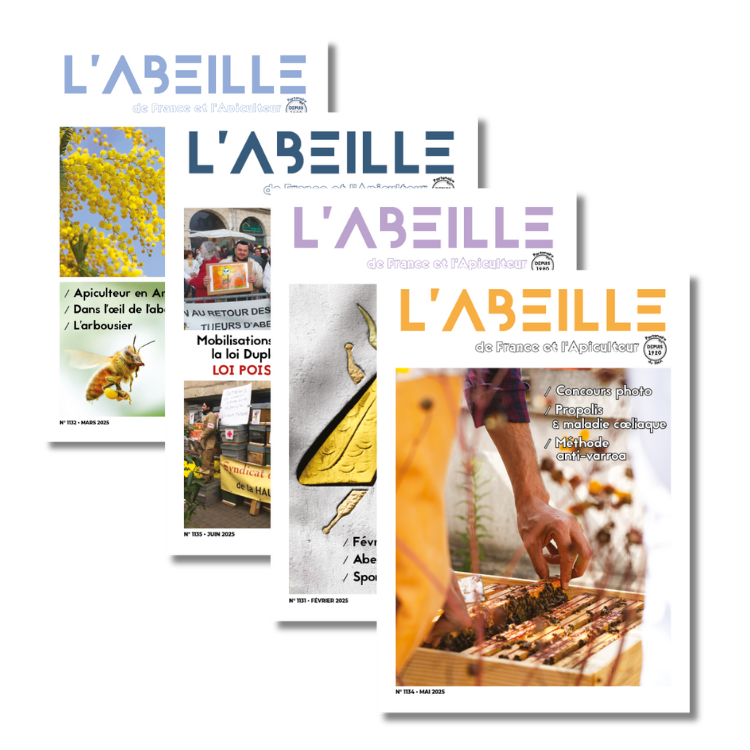 Des exemplaires de la revue l'Abeille de France